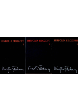 Historia Filozofii Tom I do III