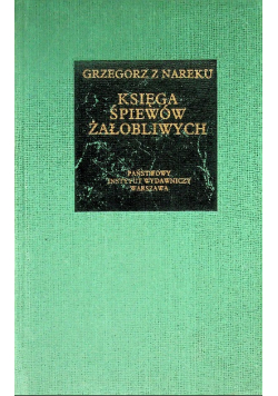 Księga śpiewów żałobliwych