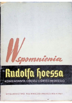 Wspomnienia Rudolfa Hoessa