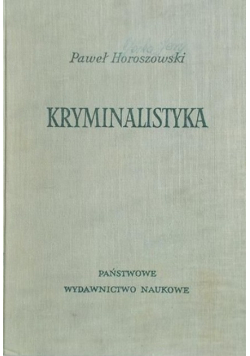 Kryminalistyka