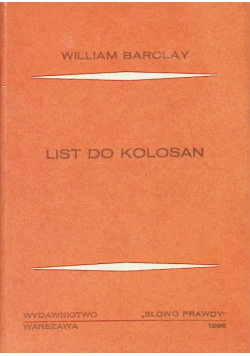 List do Kolosan