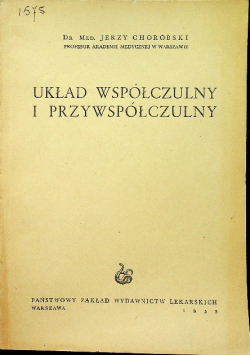 Układ współczulny i przywspółczulny