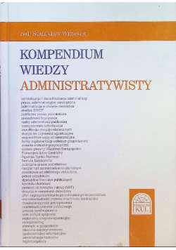 Kompendium wiedzy administratywisty