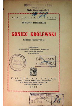 Goniec królewski 1931 r.