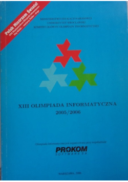 Xiii olimpiada informatyczna 2005 2006
