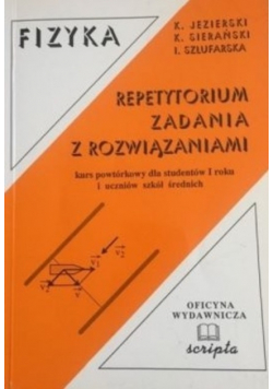 Fizyka repetytorium zadania z rozwiązaniami