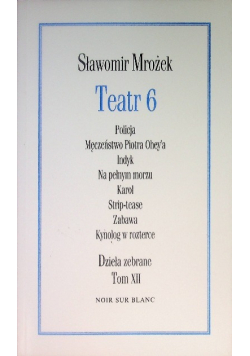 Teatr 6 Dzieła zebrane Tom 12