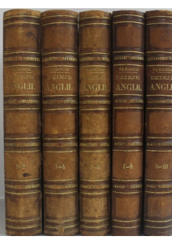 Dzieje Anglii Tom I do X 1873 r.
