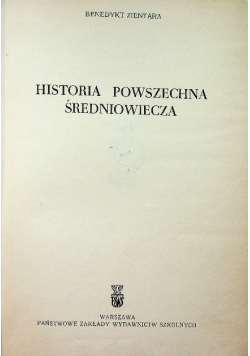 Historia Powszechna Średniowiecza