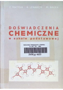 Doświadczenia chemiczne w szkole podstawowej