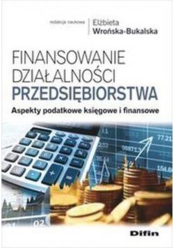 Finansowanie działalności przedsiębiorstwa