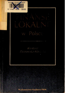 Finanse lokalne w Polsce