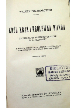 Król Krak i królewna Wanda 1929 r.