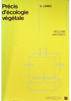 Precis D ecologie vegetale