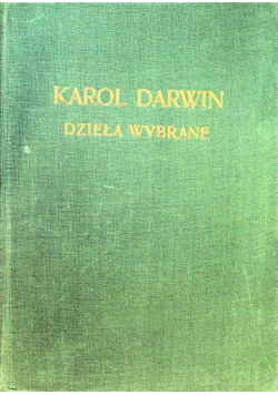 Darwin Dzieła Wybrane Tom III