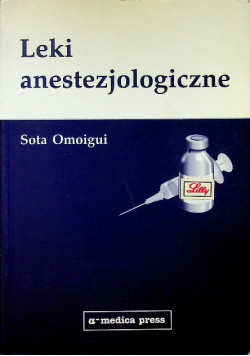 Leki anestezjologiczne