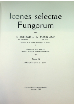 Icones selectae Fungorum Tom 3