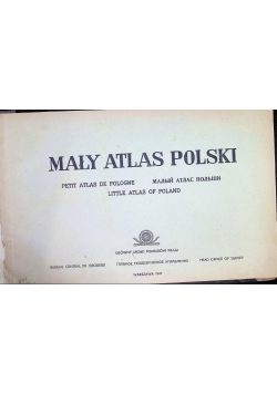 Mały atlas Polski, 1947 r.