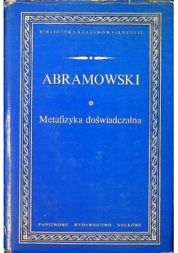 Metafizyka  doświadczalna