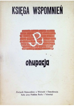 Księga wspomnień Okupacja