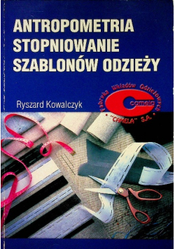 Antropometria stopniowanie szablonów odzieży