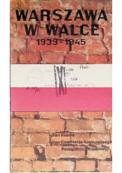 Warszawa w walce 1939 1945 Plan miasta