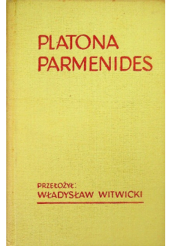 Platona Parmenides