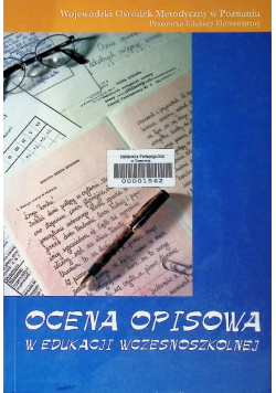 Ocena opisowa w edukacji wczesnoszkolnej