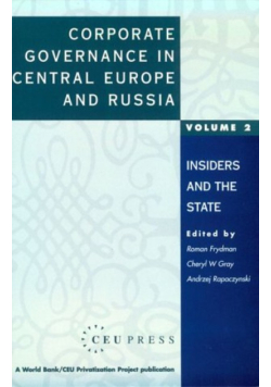 Corporate Governance in Central Europe and Russia