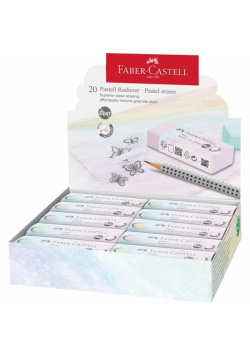 Gumka dust-free Eco pastel (20szt) FABER CASTELL