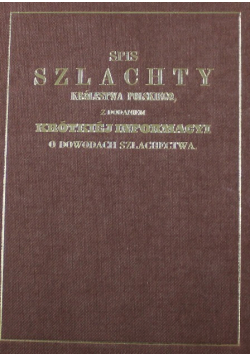 Spis szlachty Królestwa Polskiego