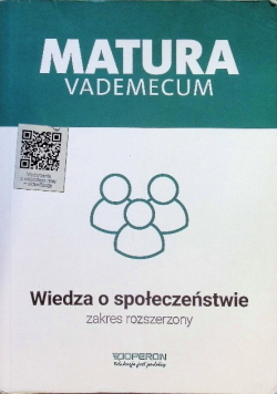 Matura 2021 Wiedza o społeczeństwie Vademecum Zakres rozszerzony