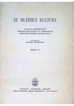 Ze skarbca kultury Nr 17