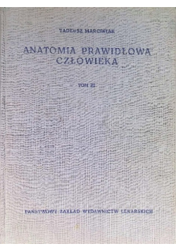 Anatomia prawidłowa człowieka Tom III