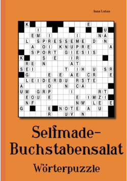 Selfmade-Buchstabensalat: Worterpuzzle