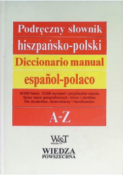 Podręczny słownik hiszpańsko polski A - Z