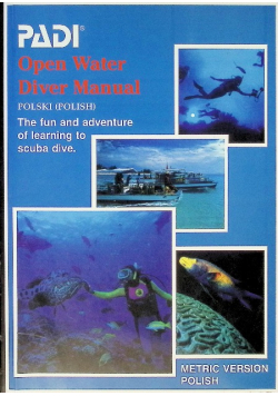 Open Water Diver Manual