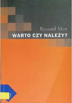 Warto czy należy?