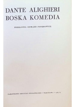 Boska komedia
