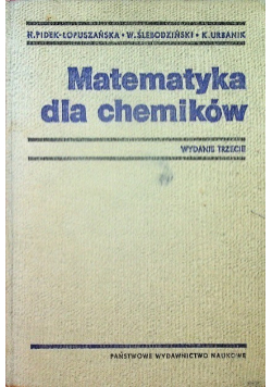 Matematyka dla chemików