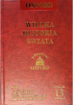 Oxford Wielka Historia Świata Tom 13