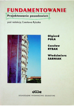 Fundamentowanie projektowanie posadowień