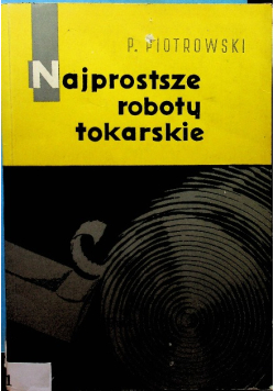 Najprostsze roboty tokarskie