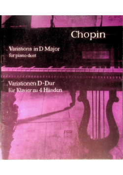 Chopin variations in d major