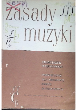 Zasady muzyki podręcznik dla średnich szkół muzycznych