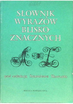 Słownik wyrazów bliskoznacznych