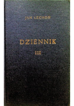 Lechoń Dziennik Tom III