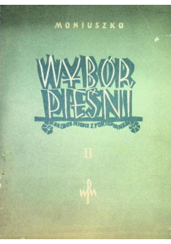 Moniuszko Wybór pieśni Tom 2