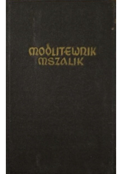 Modlitewnik Mszalik