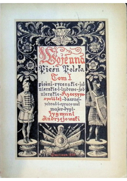Wojenna pieśń polska Tom I 1939 r.